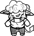 small placeholder drawing of Fizz smirking deviously