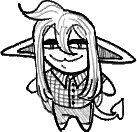 small placeholder drawing of Opaline looking smug