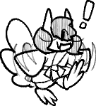 small placeholder drawing of Tzun running and waving his arms