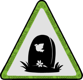 dead dove warning sign