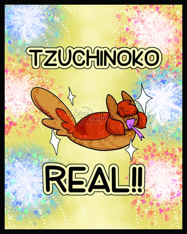 Tzun as a snake for year of the snake, 'TSUCHINOKO REAL!!'